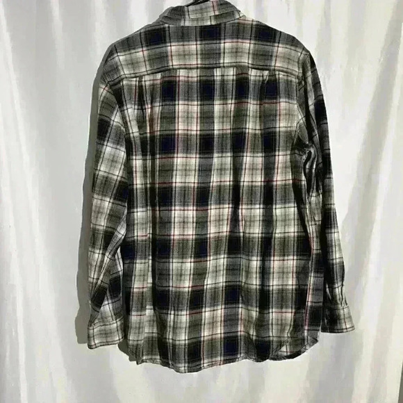 Carhartt Mens Long Sleeve Flannel Shirt Relaxed Fit Plaid Size Large - Picture 9 of 9
